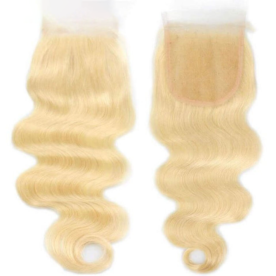 Blonde Body Wave Human Hair Lace Closure