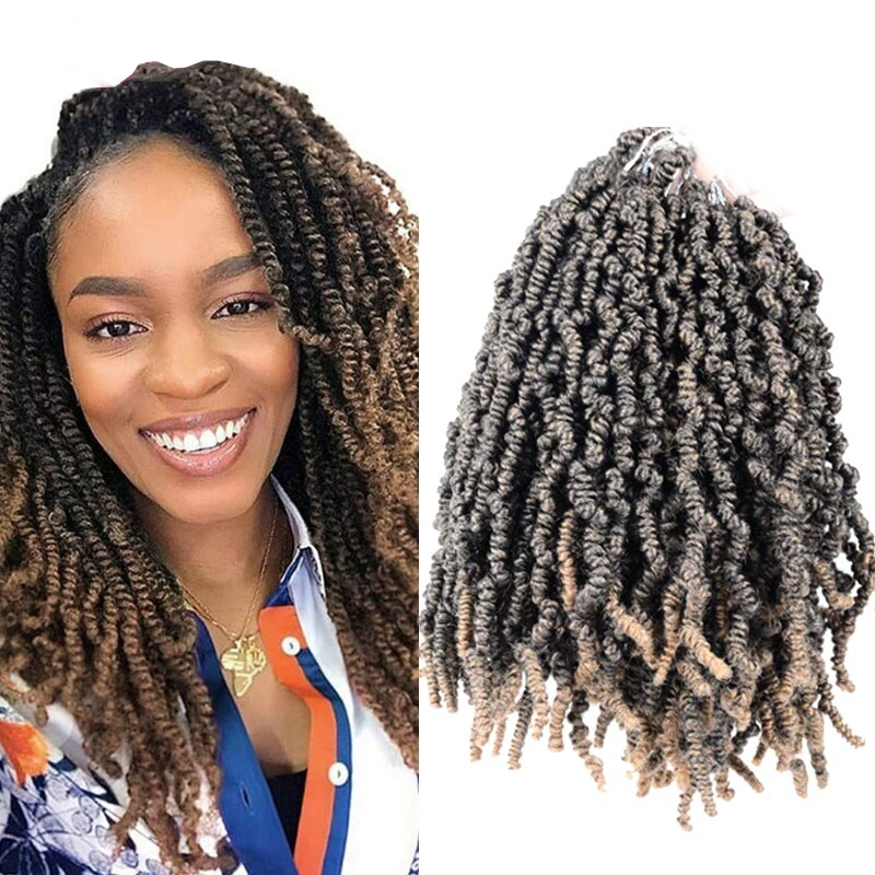 Twist Faux Curly Locs Braids Afro Kinky Hair Extension