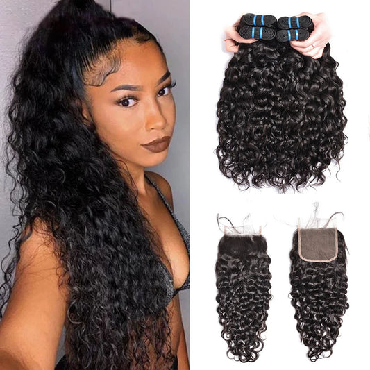 Non Remy Lace Closure Human Hair