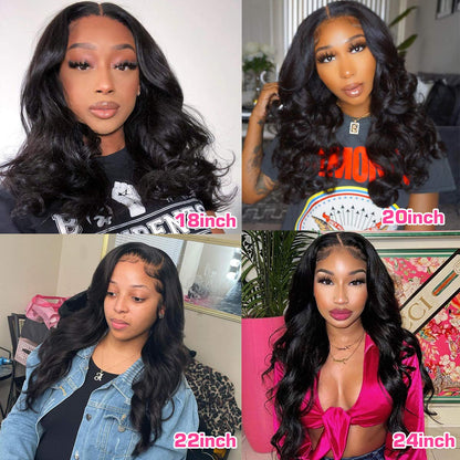 Transparent Body Wave Lace Front Wig Human Hair