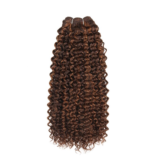 Brazilian Curly Hair Weave Ombre Red Brown Auburn Blonde Colors
