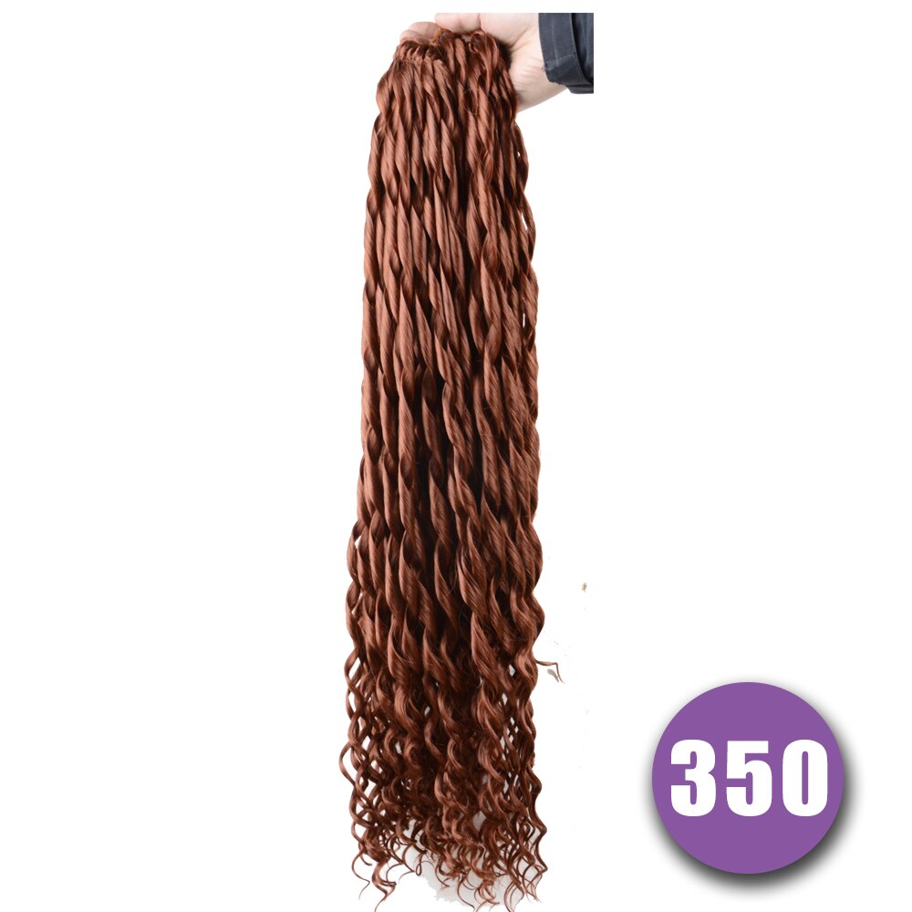 Curly Braids Afro Curl Ombre Synthetic Natural Blonde Crochet Braids