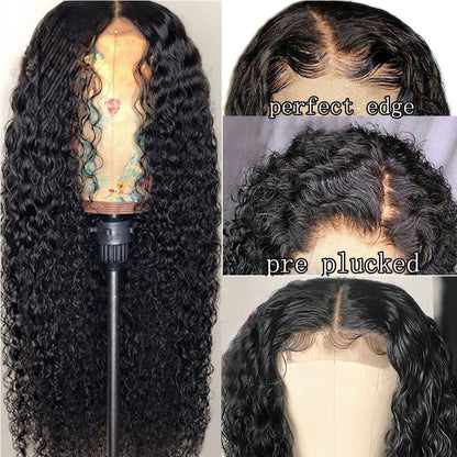 Thirty-inch Curly Wave Wig With Lace Front