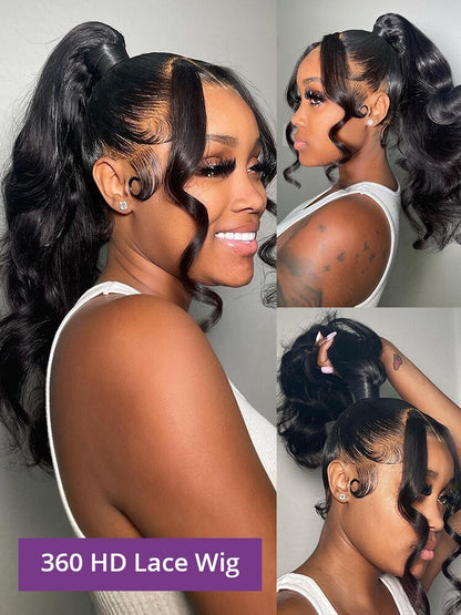 Smooth Brazilian Human Hair Lace Frontal Wig