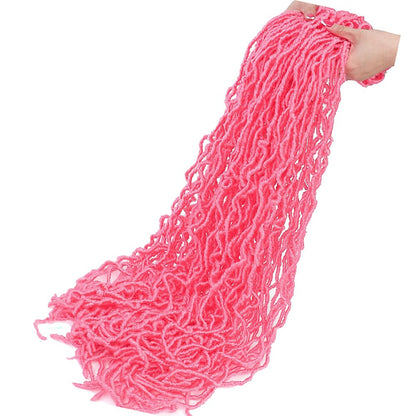 Super Long Goddess Locs Crochet Hair Curly Wavy Soft Locs