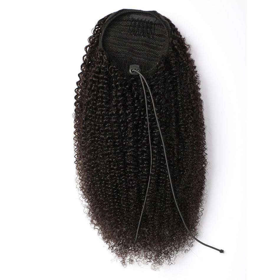 Drawstring Ponytail Extensions in Ombre Human Hair
