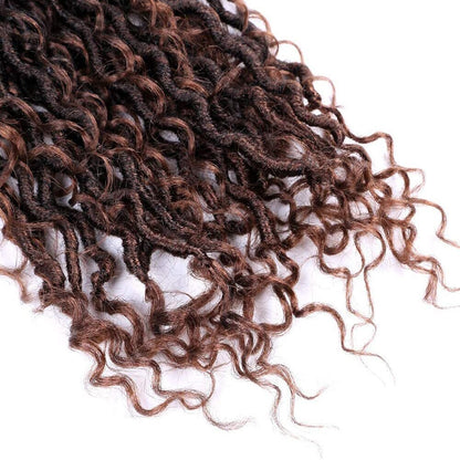 Faux Locs Wavy Crochet Curly Hair
