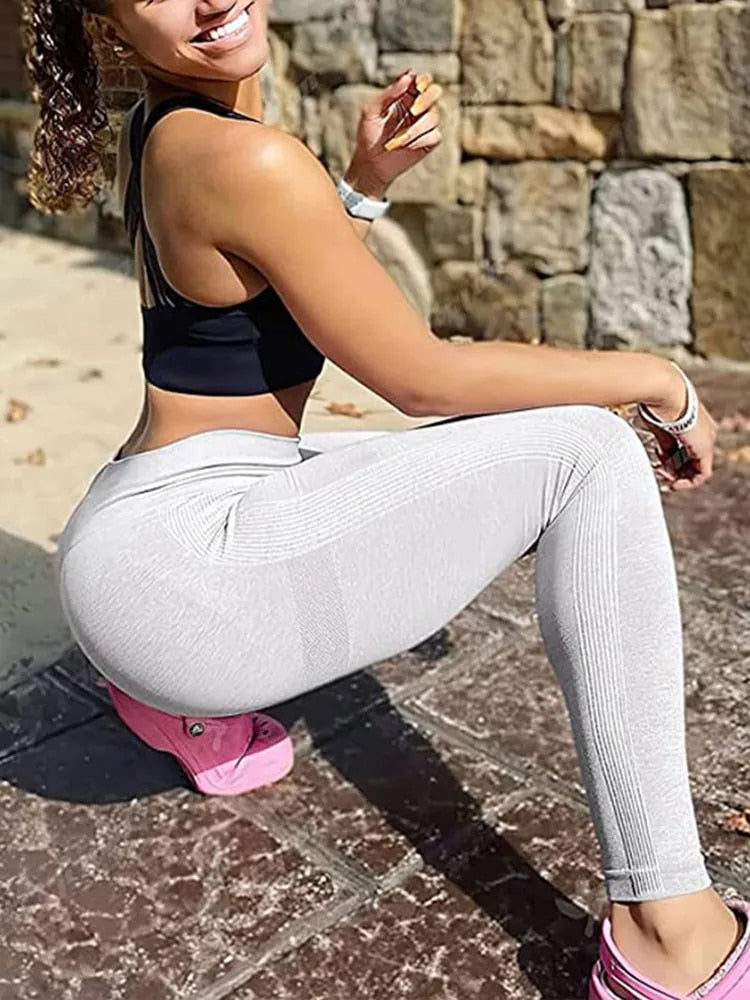 Ladies Sexy Gym Legging Trendy Black Sports