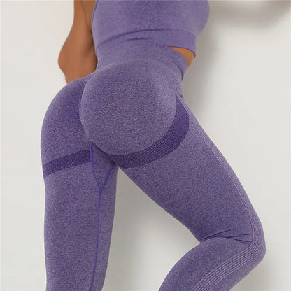 Seamless Push-Up Leggings With a High Waist For Women