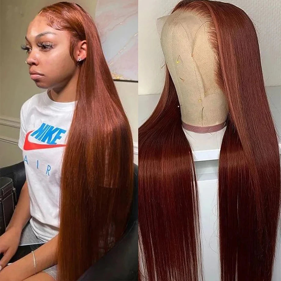 Reddish Brown Lace Frontal Wig