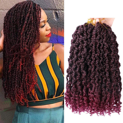 Box Braids Crochet Hair with Curly Ends