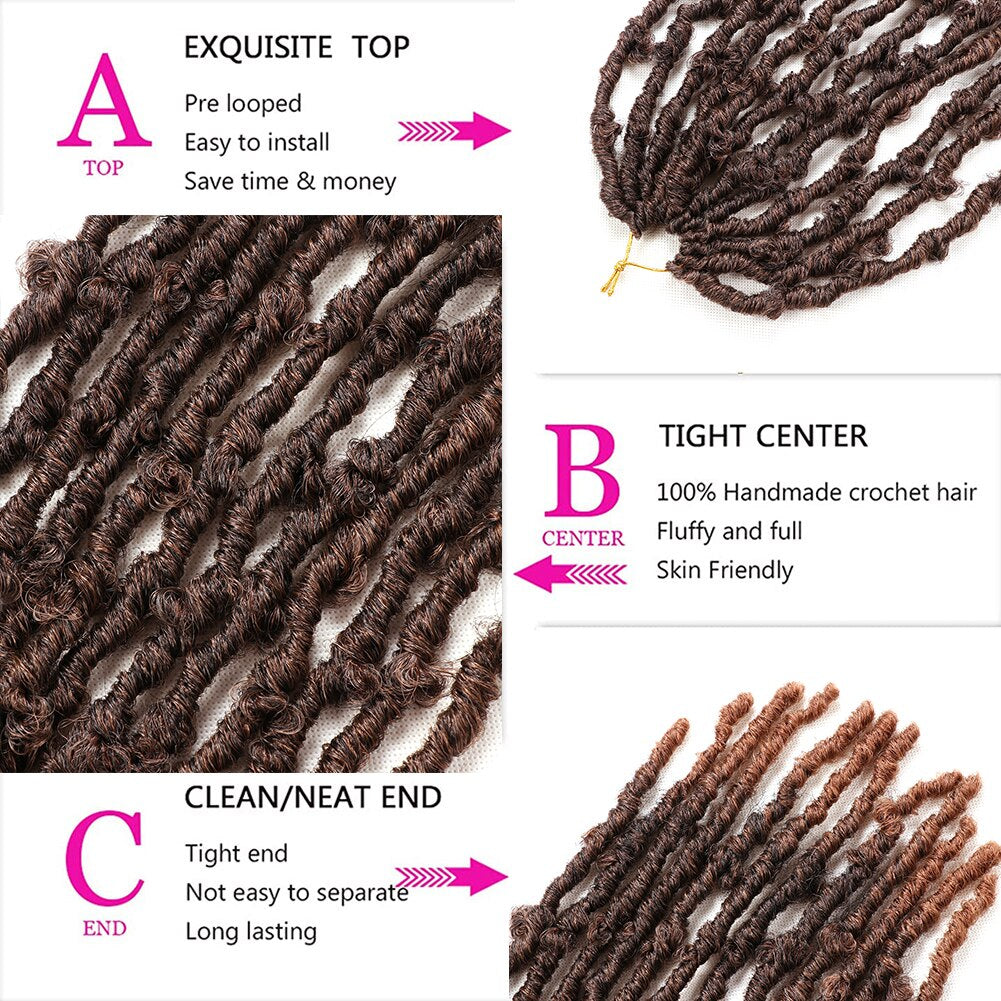 Distressed Locs Crochet Hair Synthetic Hair Extensions