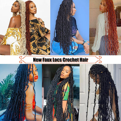 Faux Locs Crochet Hair Super Long Crochet Hair