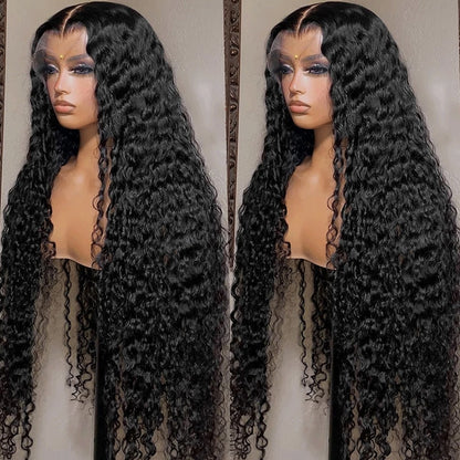Transparent Water Wave Lace Frontal Wig